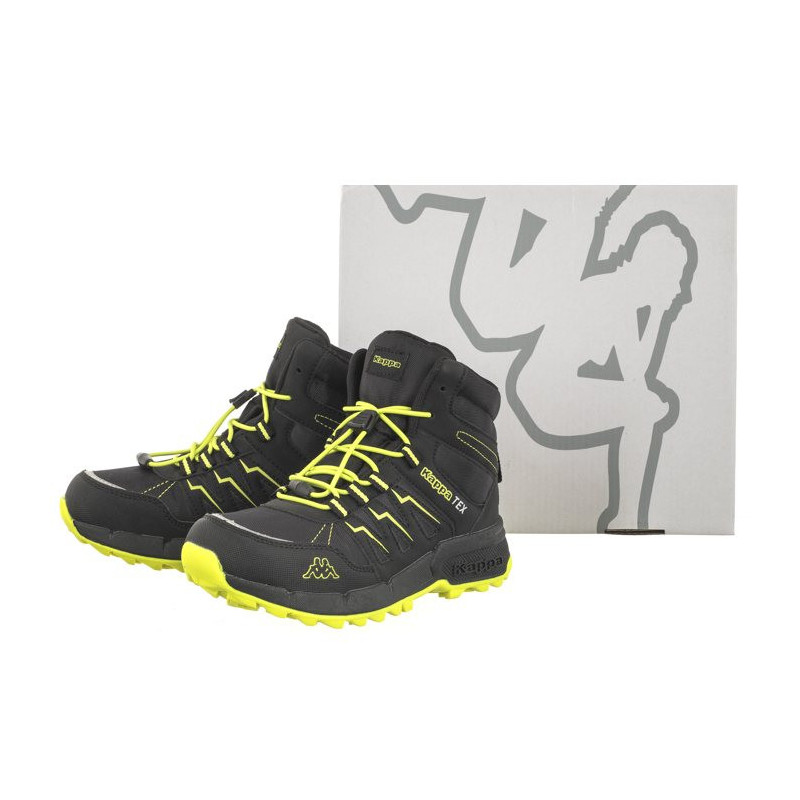 Kappa Boxfrod Mid Tex K 261065K/1133 Black/Lime (KA243-a) lastejalatsid 