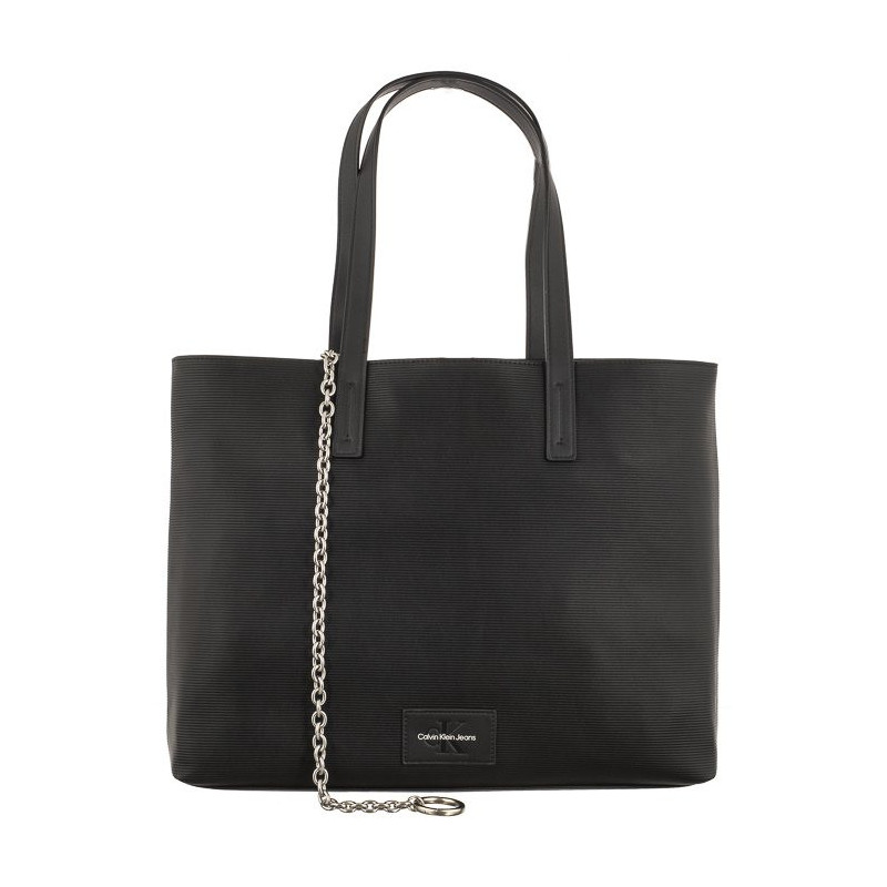 Calvin Klein Sculpted Slim Square Tote Chain Black K60K611187 BDS  (CK392-a) käekott