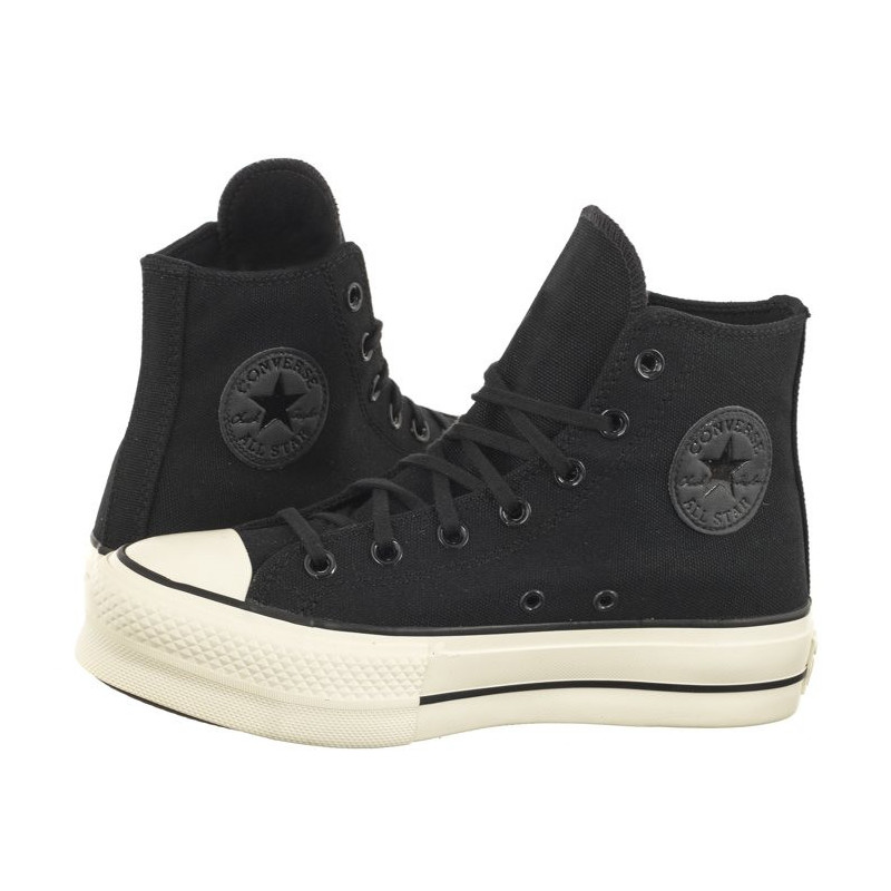 Converse CTAS Lift Hi Black/Black/Egret A05142C (CO643-a) kingad