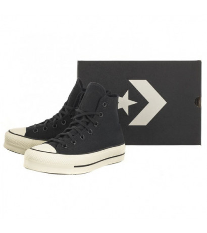 Converse CTAS Lift Hi Black/Black/Egret A05142C (CO643-a) kingad