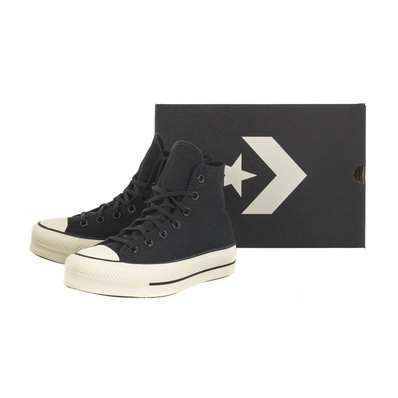 Converse CTAS Lift Hi Black/Black/Egret A05142C (CO643-a) kingad