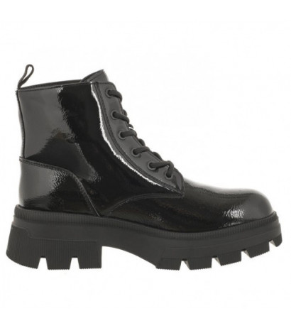 Calvin Klein Chunky Combat Laceup Boot Wn Triple Black YW0YW01265 0GT (CK397-a) kingad