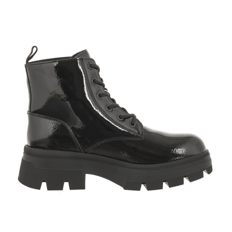 Calvin Klein Chunky Combat Laceup Boot Wn Triple Black YW0YW01265 0GT (CK397-a) kingad