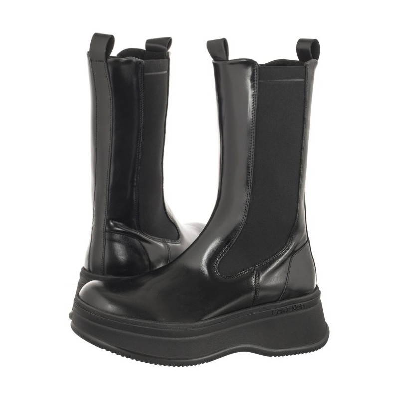 Calvin Klein Pitched Chelsea Boot Ck Black HW0HW01686 BEH (CK400-a) kingad