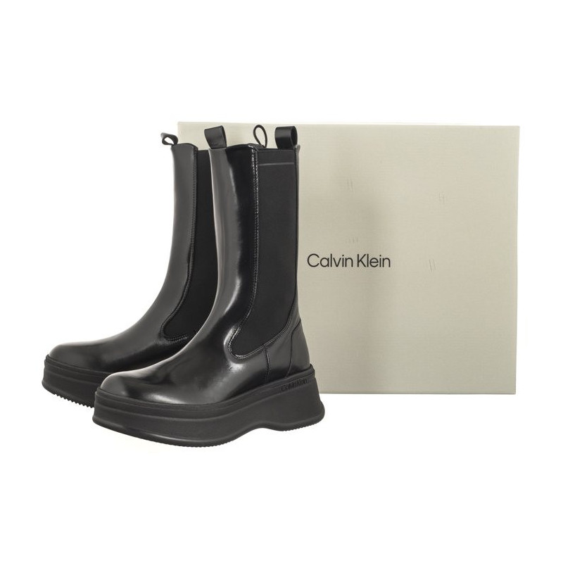 Calvin Klein Pitched Chelsea Boot Ck Black HW0HW01686 BEH (CK400-a) kingad