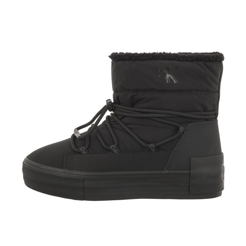 Calvin Klein Bold Vulc Flatf Snow Boot Wn Triple Black YW0YW01181 0GT (CK402-a) kingad