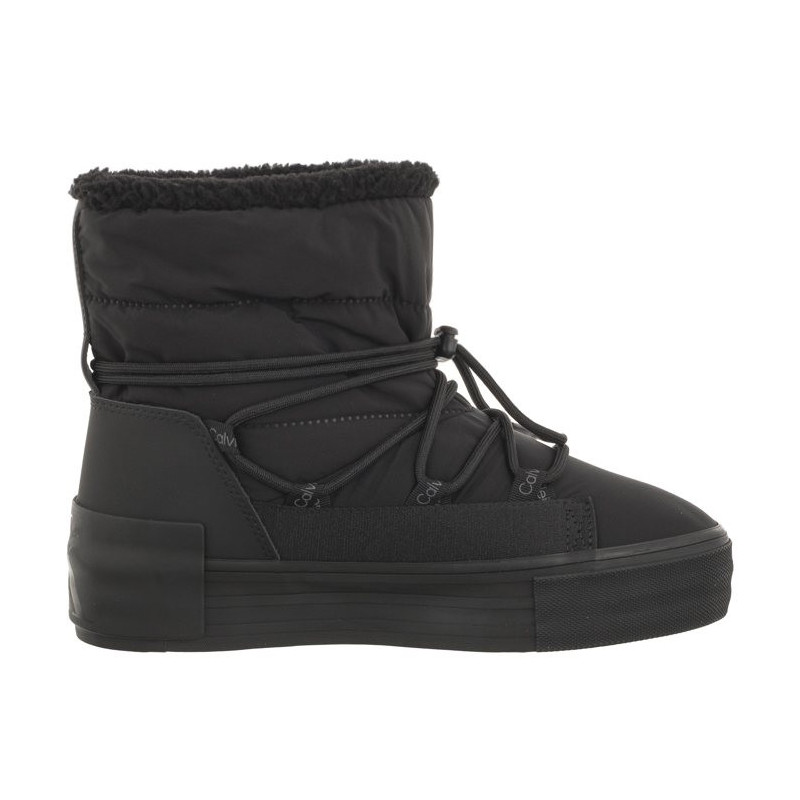 Calvin Klein Bold Vulc Flatf Snow Boot Wn Triple Black YW0YW01181 0GT (CK402-a) kingad