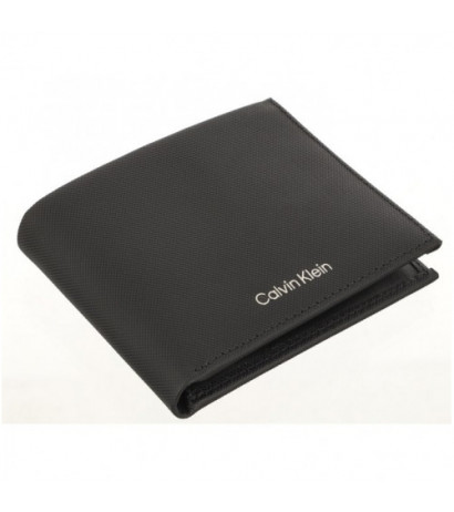 Calvin Klein CK Must Bifold 6Cc W/Coin Black Pique K50K511381 BEH (CK409-a) käekott