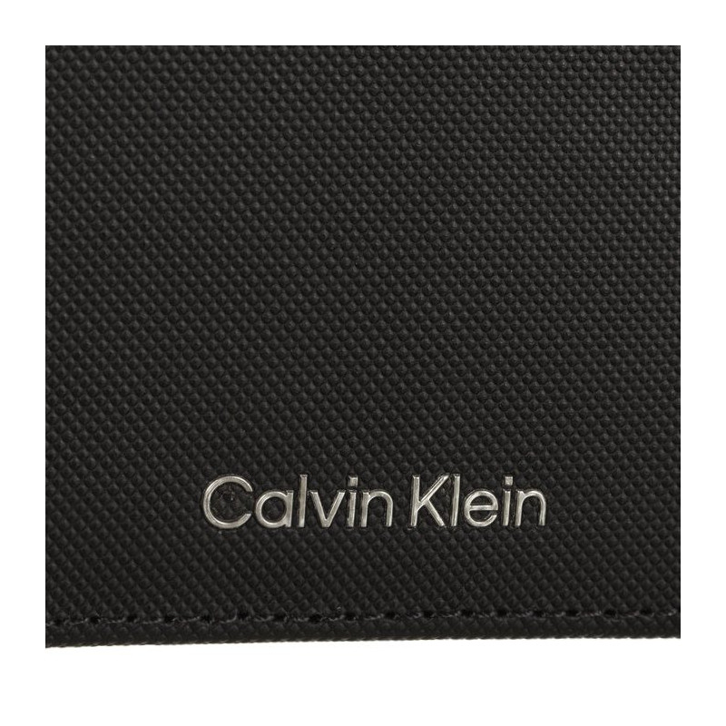 Calvin Klein CK Must Bifold 6Cc W/Coin Black Pique K50K511381 BEH (CK409-a) käekott