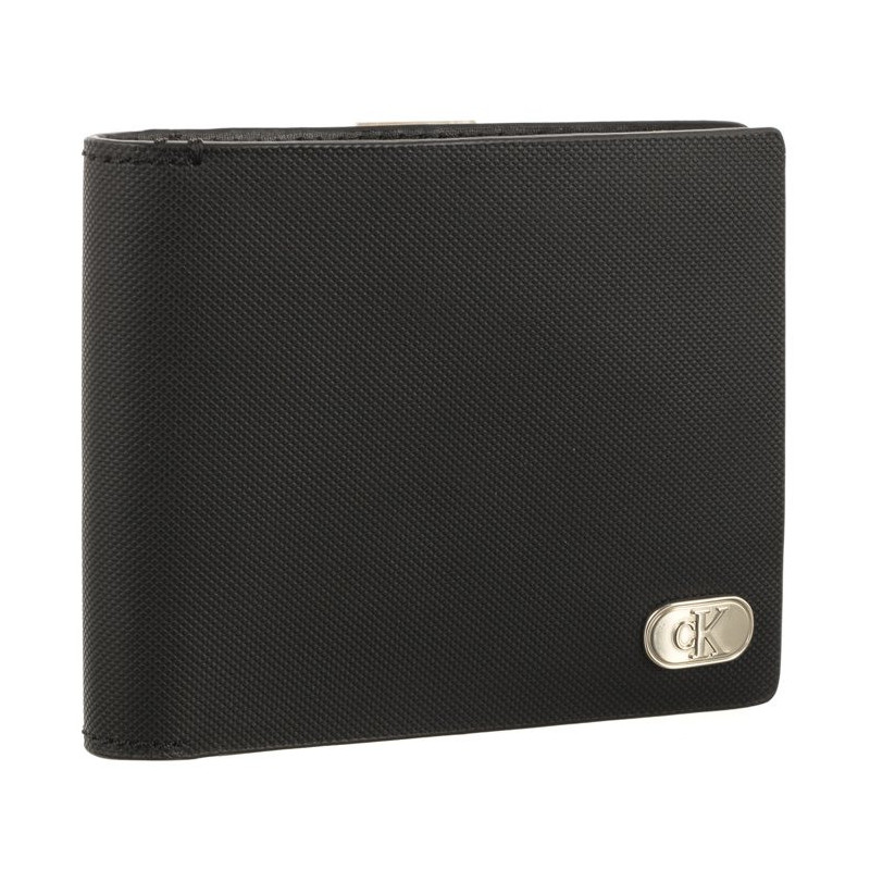 Calvin Klein Textured Bifold W/Coin Black K50K511475 BEH (CK403-a) käekott