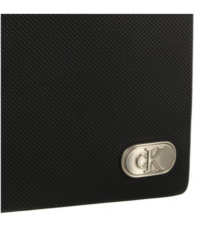 Calvin Klein Textured Bifold W/Coin Black K50K511475 BEH (CK403-a) käekott