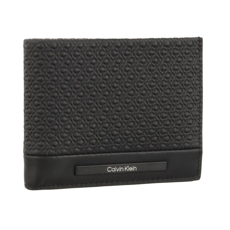 Calvin Klein Modern Bar Bifold 6Cc W/Bill Black Nano Mono K50K511374 0GL  (CK408-a) käekott