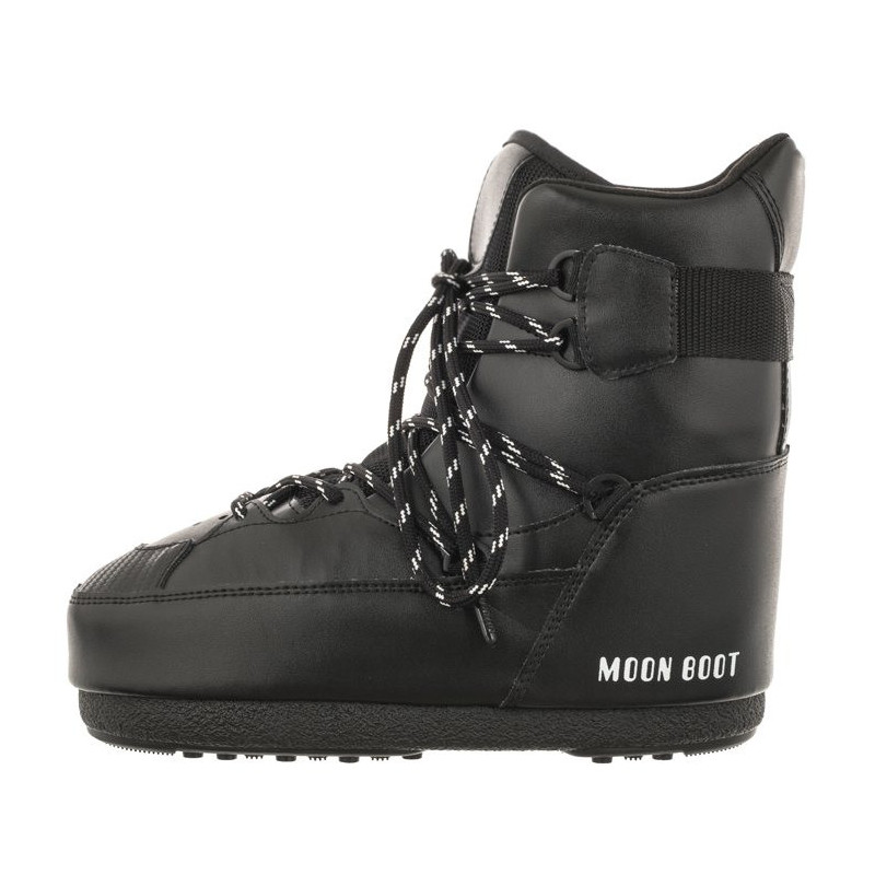 Moon Boot Moon Boot Sneaker Mid Black 14028200001 (MB62-a) saapad