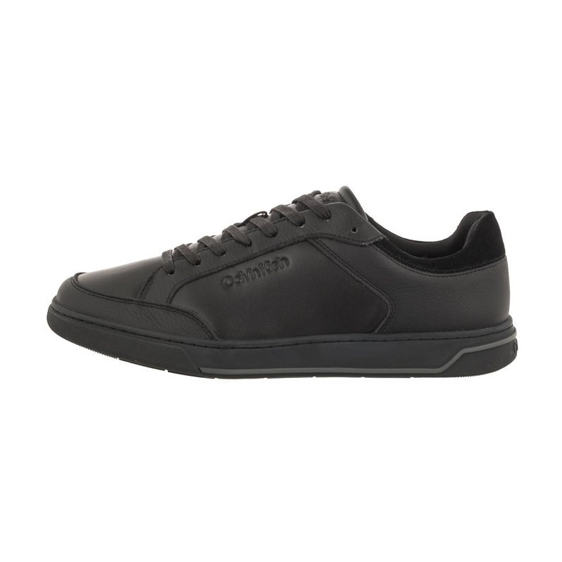 Calvin Klein Low Top Lace Up Lth Triple Black HM0HM01455 0GJ (CK416-a) spordijalatsid