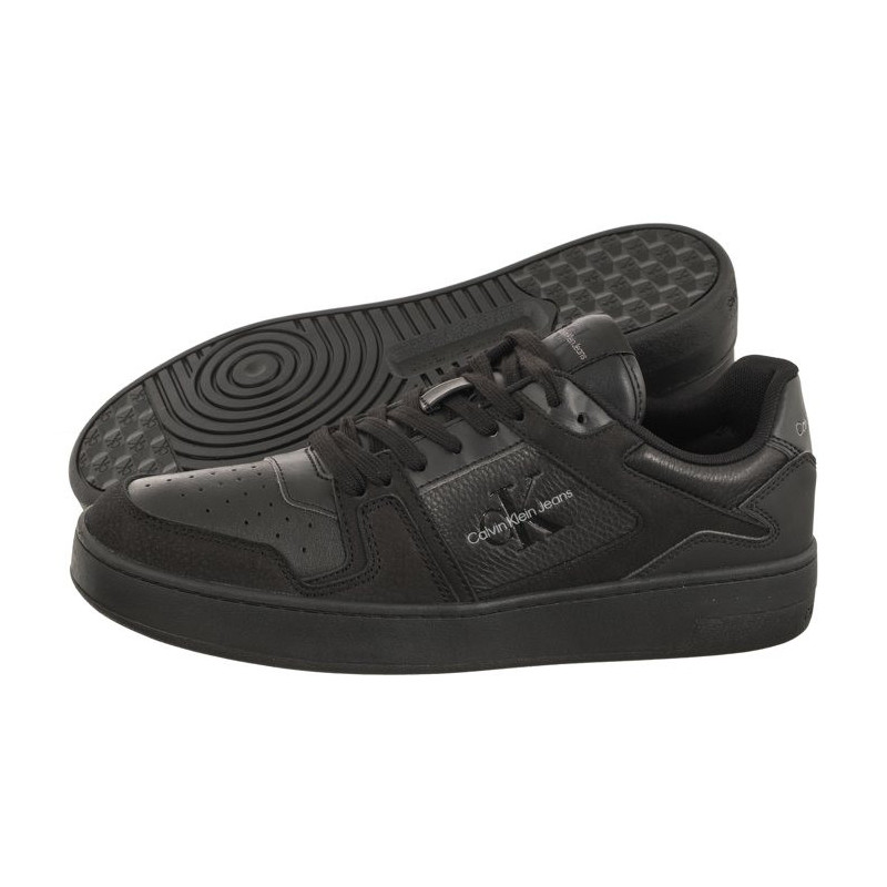 Calvin Klein Basket Cupsole Low Lth Ml Fad Triple Black YM0YM00884 0GT (CK417-a) spordijalatsid