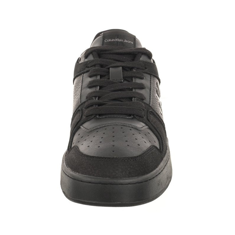 Calvin Klein Basket Cupsole Low Lth Ml Fad Triple Black YM0YM00884 0GT (CK417-a) spordijalatsid