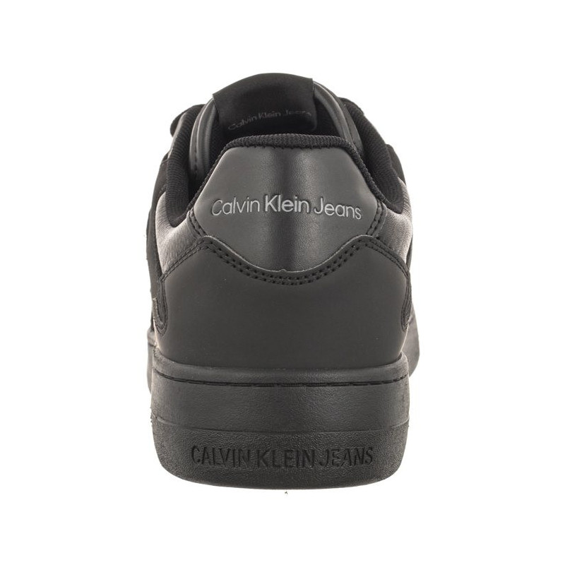 Calvin Klein Basket Cupsole Low Lth Ml Fad Triple Black YM0YM00884 0GT (CK417-a) spordijalatsid