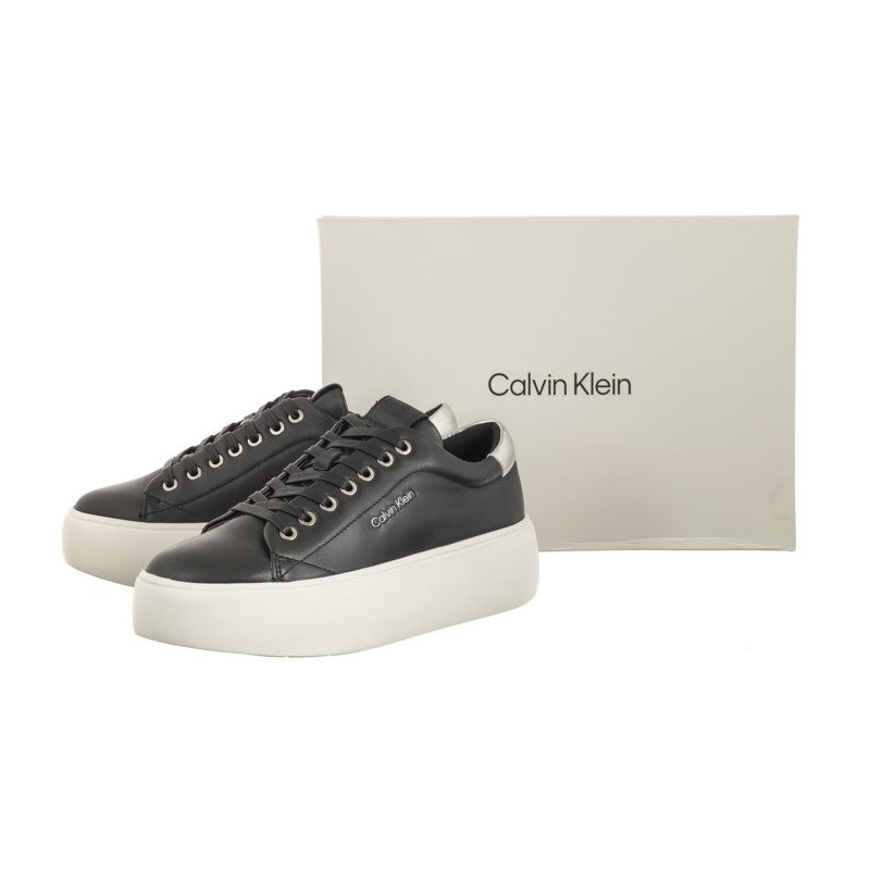 Calvin Klein Bubble Cupsole Lace Up Black/Silver HW0HW01861 0GN (CK414-a) spordijalatsid