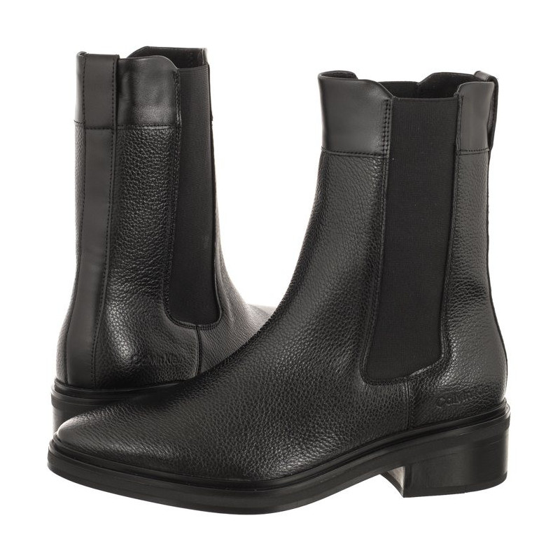 Calvin Klein Tapered Block Chelsea Boot 30 Ck Black HW0HW01846 BEH (CK411-a) kingad