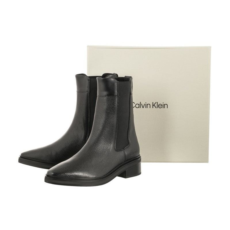 Calvin Klein Tapered Block Chelsea Boot 30 Ck Black HW0HW01846 BEH (CK411-a) kingad