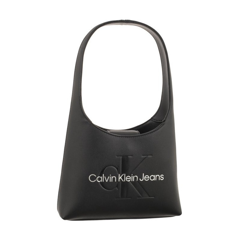 Calvin Klein Sculpted Arch Shoulder Bag22 Mono Black/Metallic Logo K60K611548 0GL (CK427-a) käekott