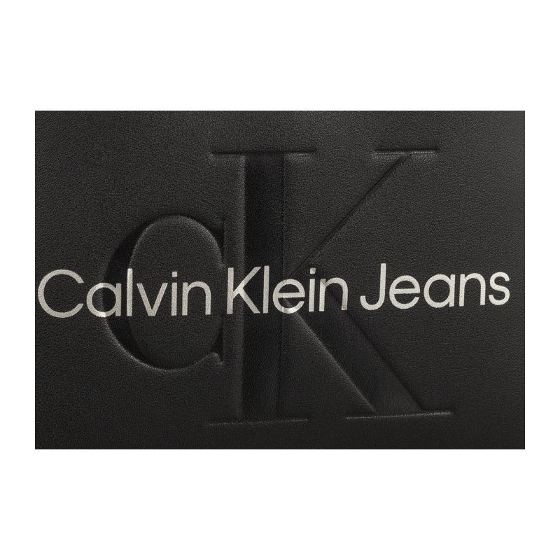 Calvin Klein Sculpted Arch Shoulder Bag22 Mono Black/Metallic Logo K60K611548 0GL (CK427-a) käekott