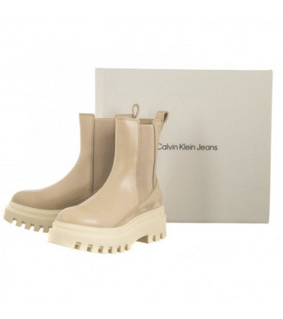 Calvin Klein Chunky Boot Chelsea Lth Mg Sat Cement YW0YW01286 PA5 (CK413-a) kingad