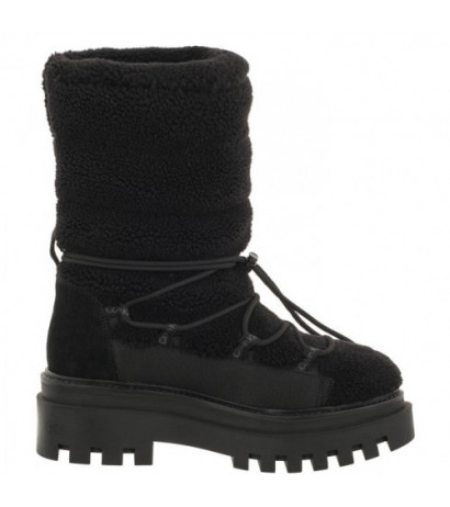 Calvin Klein Flatform Snow Boot Sherpa Wn Triple Black YW0YW01195 0GT (CK410-a) saapad