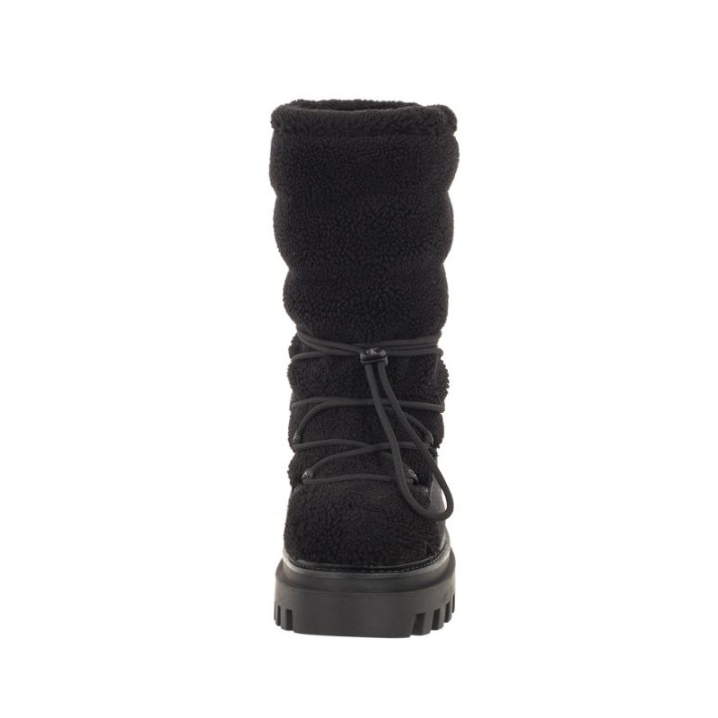 Calvin Klein Flatform Snow Boot Sherpa Wn Triple Black YW0YW01195 0GT (CK410-a) saapad