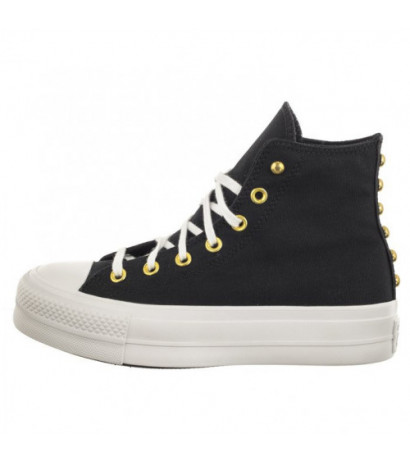 Converse CTAS Lift Hi Black/White/Gold A05453C (CO647-a) kingad