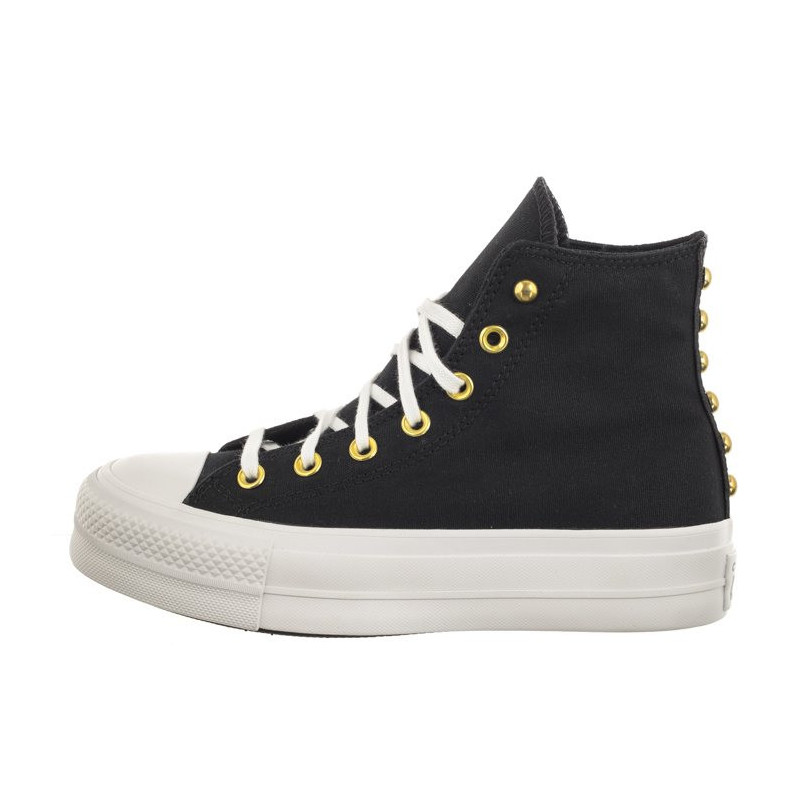 Converse CTAS Lift Hi Black/White/Gold A05453C (CO647-a) kingad