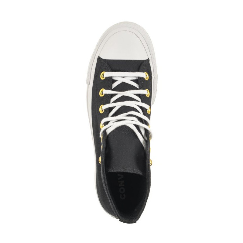 Converse CTAS Lift Hi Black/White/Gold A05453C (CO647-a) kingad