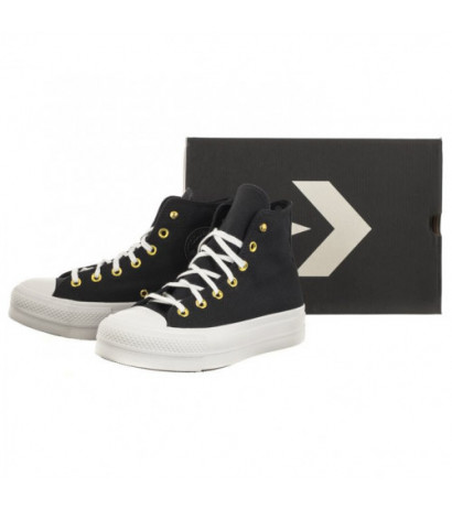 Converse CTAS Lift Hi Black/White/Gold A05453C (CO647-a) kingad