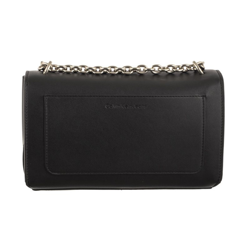 Calvin Klein Sculpted Ew Flap Conv25 Mono Black/Metallic Logo K60K611866 0GL (CK431-a) käekott