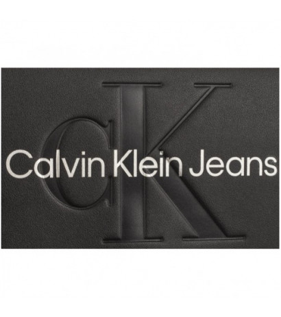 Calvin Klein Sculpted Ew Flap Conv25 Mono Black/Metallic Logo K60K611866 0GL (CK431-a) käekott