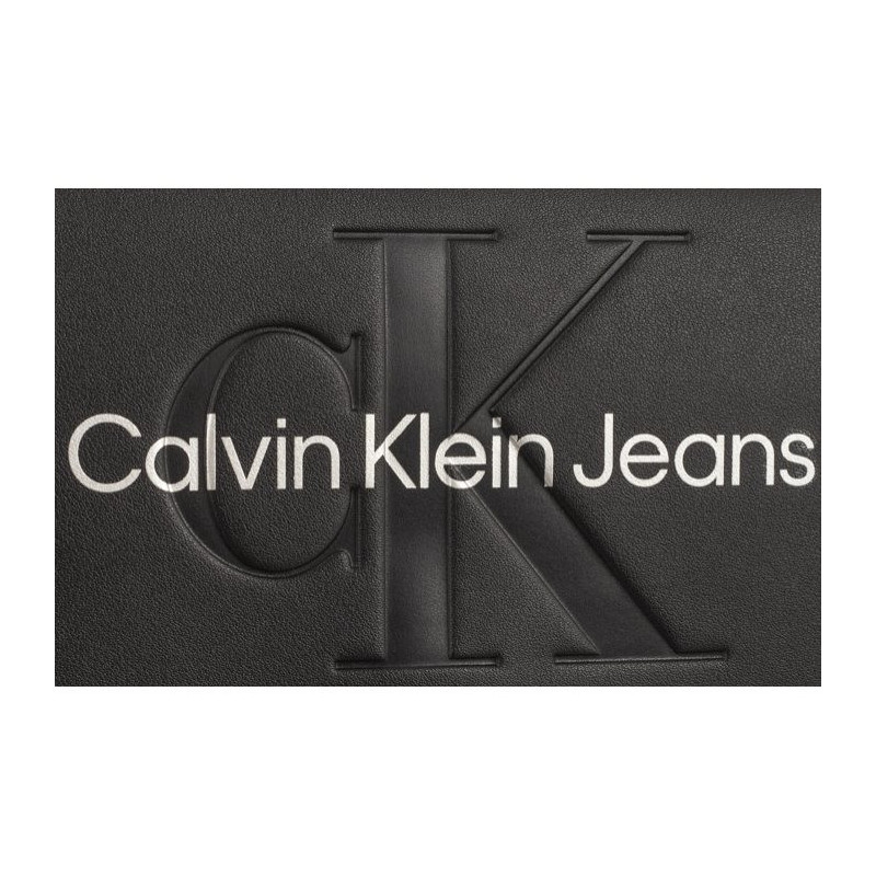 Calvin Klein Sculpted Ew Flap Conv25 Mono Black/Metallic Logo K60K611866 0GL (CK431-a) käekott