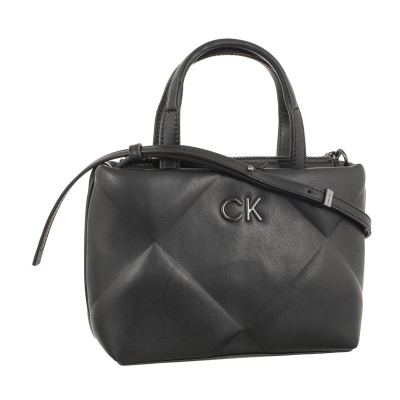 Calvin Klein Re-Lock Quilt Tote Mini Black K60K611340 BEH (CK438-a) käekott