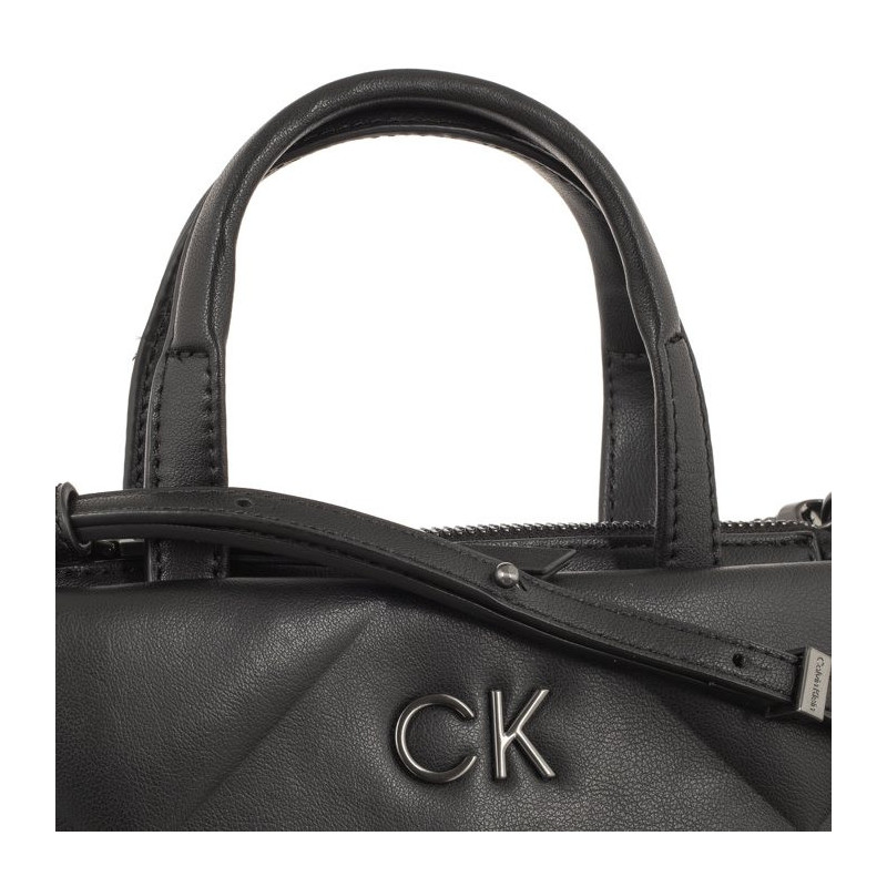 Calvin Klein Re-Lock Quilt Tote Mini Black K60K611340 BEH (CK438-a) käekott