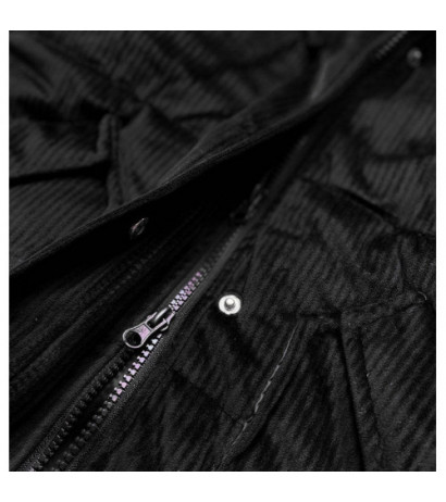 BLACK STRIPED JACKET (7764) jope