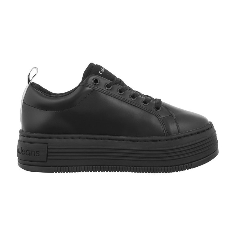 Calvin Klein Bold Flatf Low Laceup Lth In Lum Triple Black YW0YW01309 0GT (CK444-a) kingad