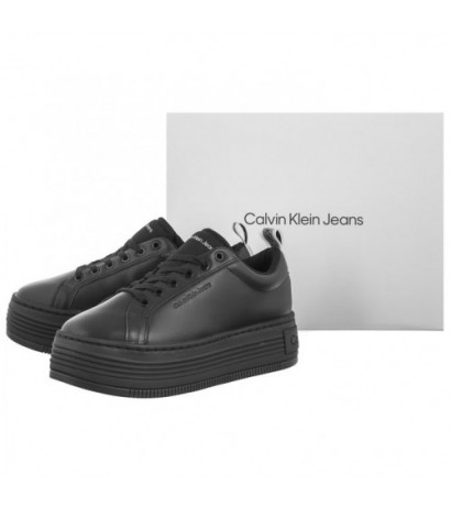 Calvin Klein Bold Flatf Low Laceup Lth In Lum Triple Black YW0YW01309 0GT (CK444-a) kingad