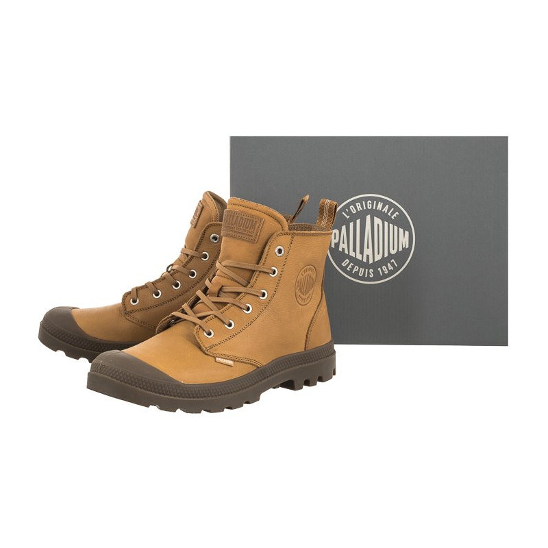 Palladium Pampa Zip Lth Ess Dear Brown 76888-252-M (PA64-d) saapad