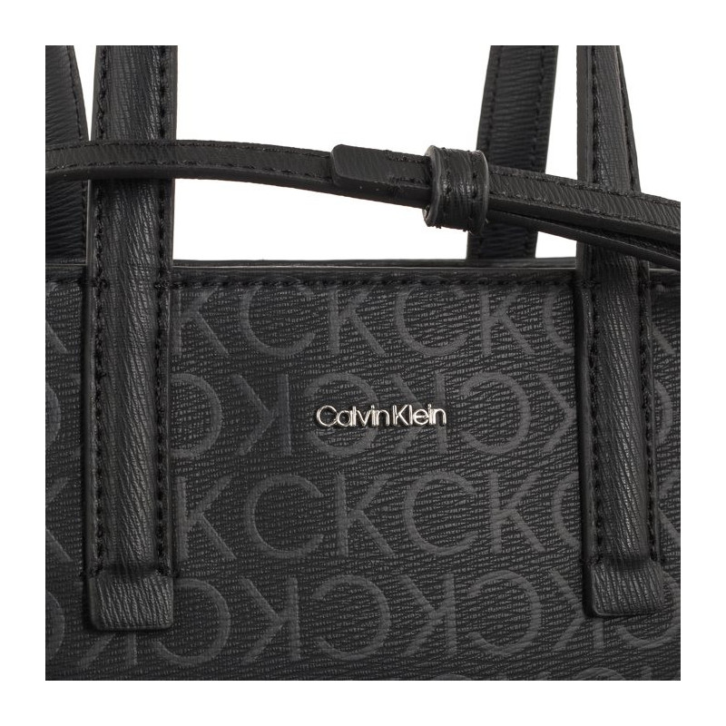 Calvin Klein CK Must Mini Tote Epi Mono Black K60K611760 0GJ (CK451-a) käekott