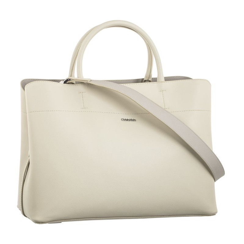 Calvin Klein Business Large Tote Saffiano DK Ecru/Sand Pebble K60K611674 PC4 (CK450-a) käekott