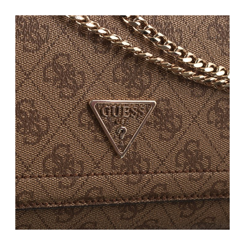 Guess Noelle Convertible Xbody Flap HWBG78 79210 Latte Logo/Brown (GU589-b) käekott