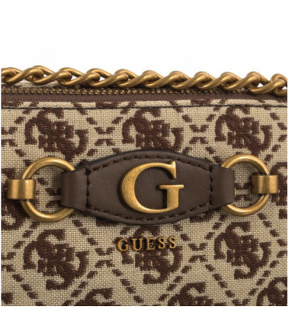 Guess Izzy Camera Bag HWJB86 54140 Brown Logo (GU501-c) käekott