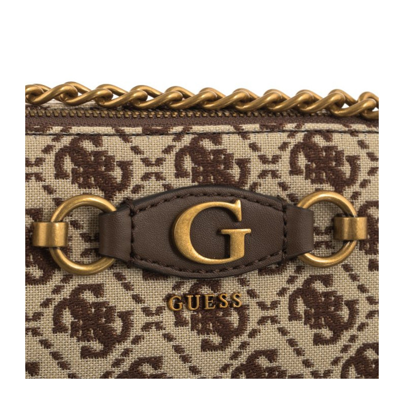 Guess Izzy Camera Bag HWJB86 54140 Brown Logo (GU501-c) käekott