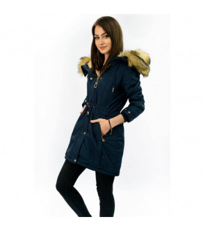 WINTER WARM PARKA NAVY BLUE (W165) striukė