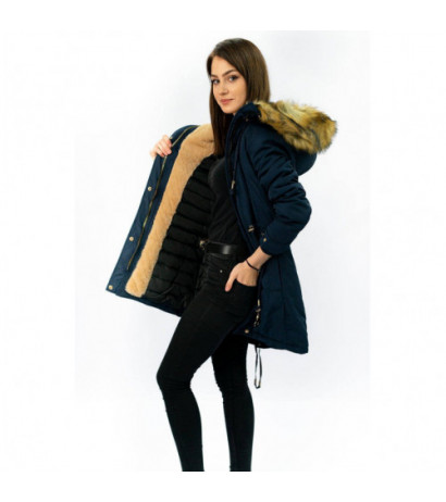 WINTER WARM PARKA NAVY BLUE (W165) striukė