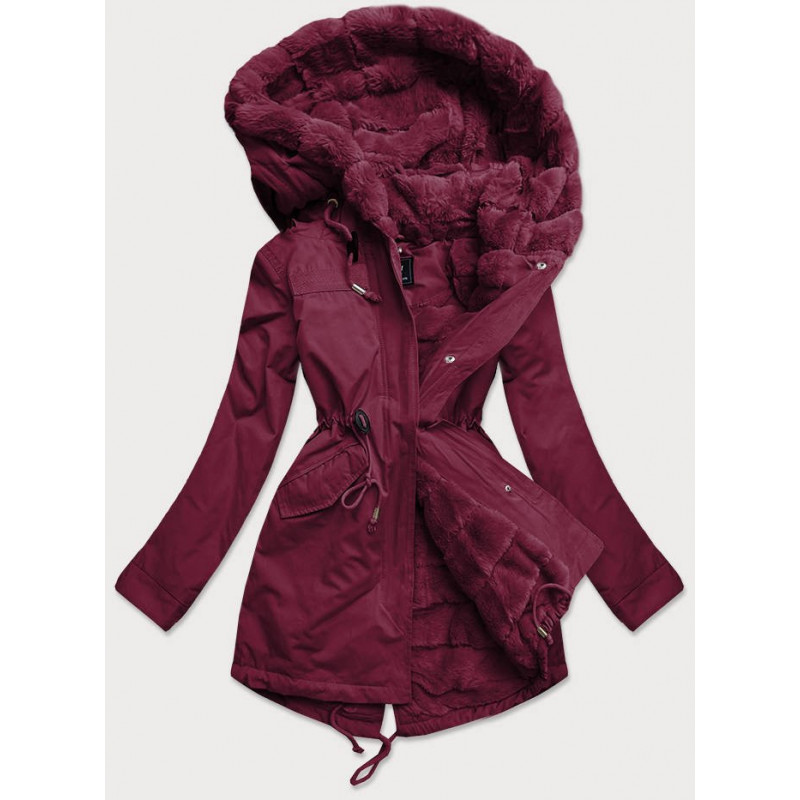 WARM TRANSITION PARKA BURGUNDY (W806) striukė